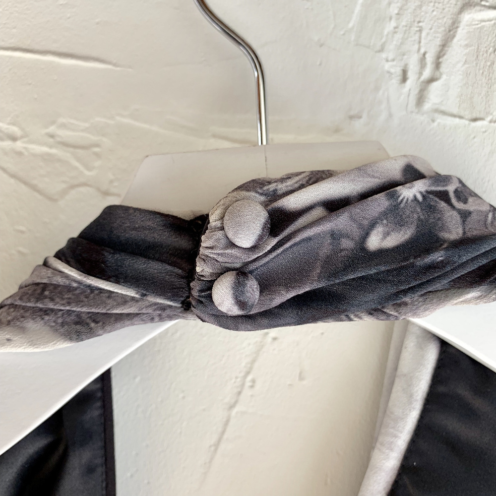 PAMELLA ROLAND Halter Rose Print Gown - Picture 5 of 7
